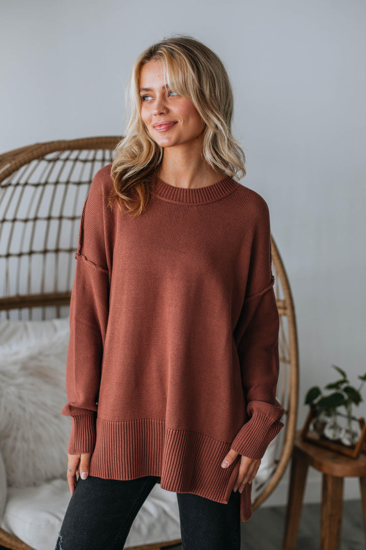 Leland Sweater - Burlwood