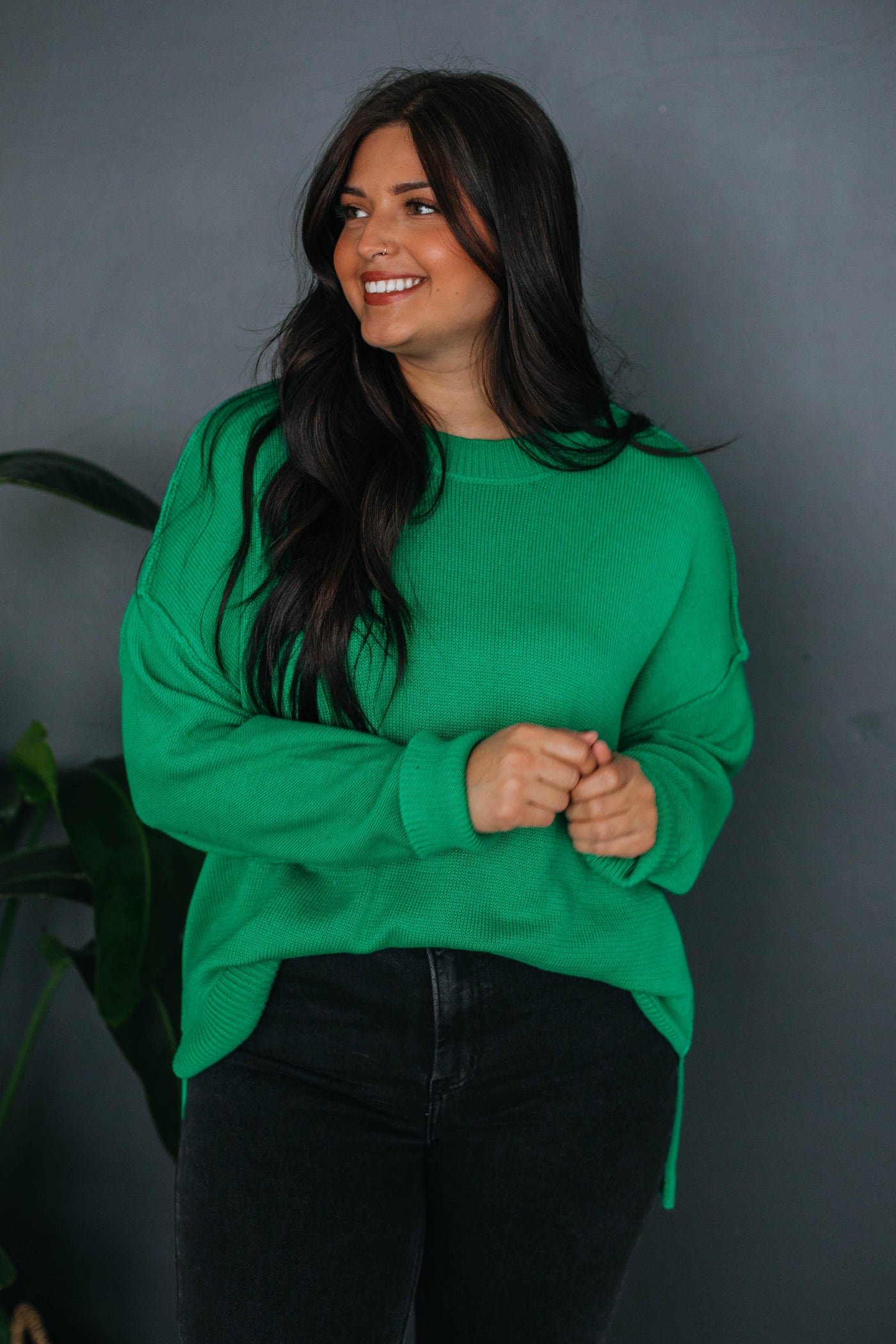 Leland Sweater - Kelly Green