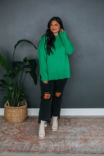 Leland Sweater - Kelly Green