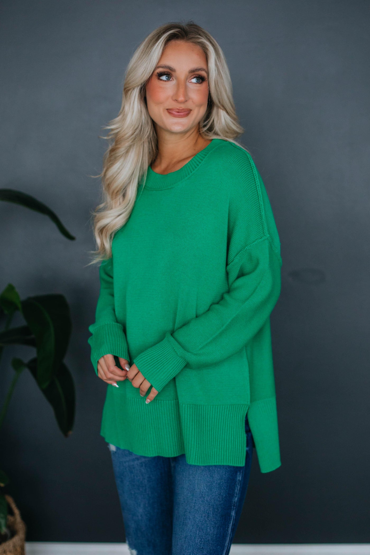 Leland Sweater - Kelly Green