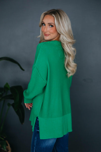 Leland Sweater - Kelly Green