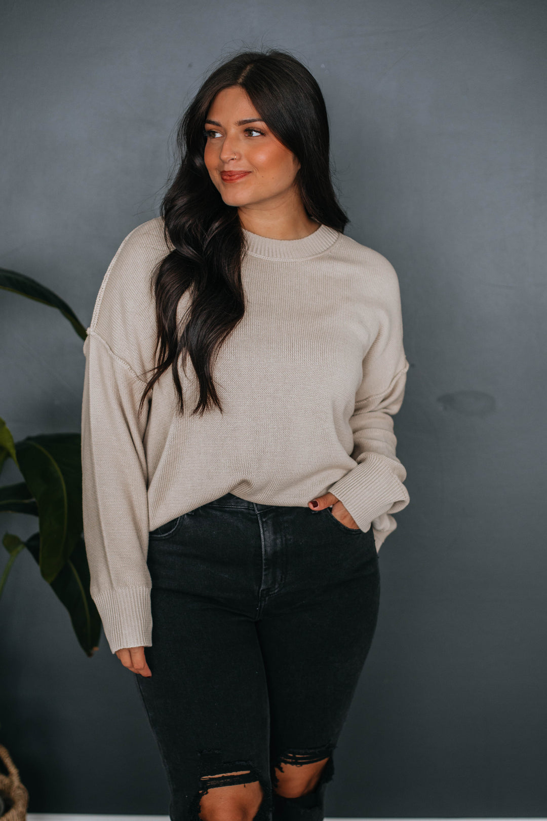 Leland Sweater - Taupe