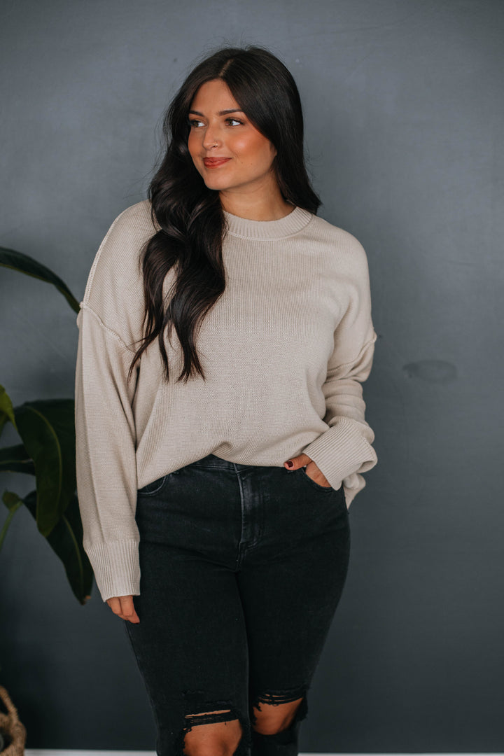 Leland Sweater - Taupe