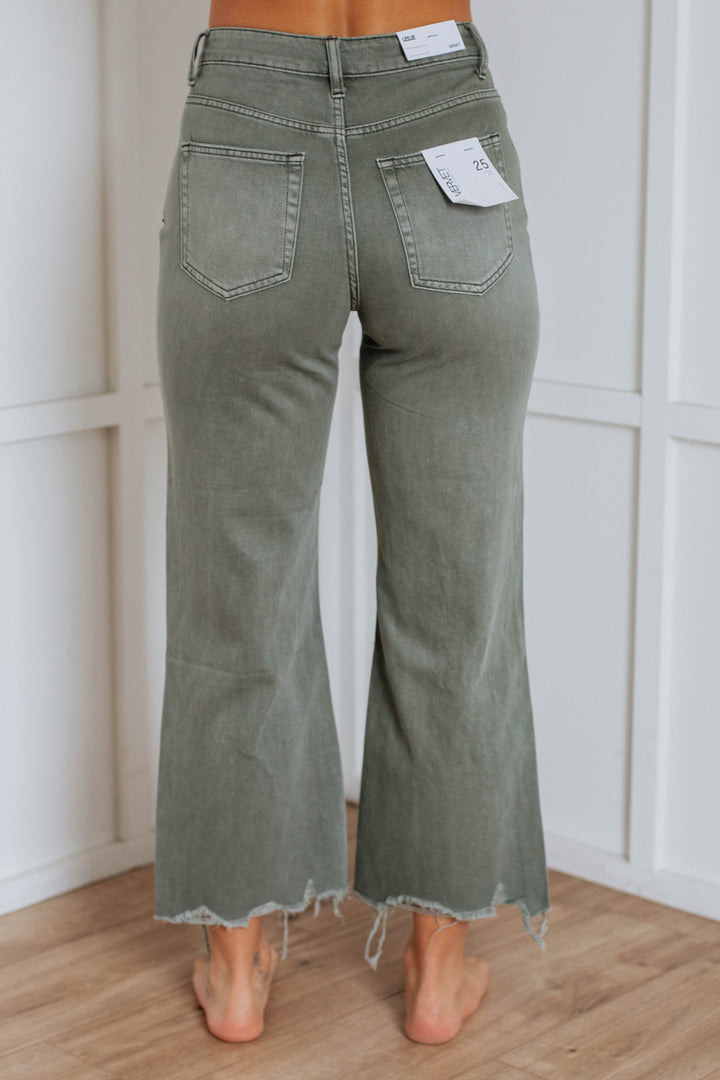 Leslie Vervet Jeans - Artichoke