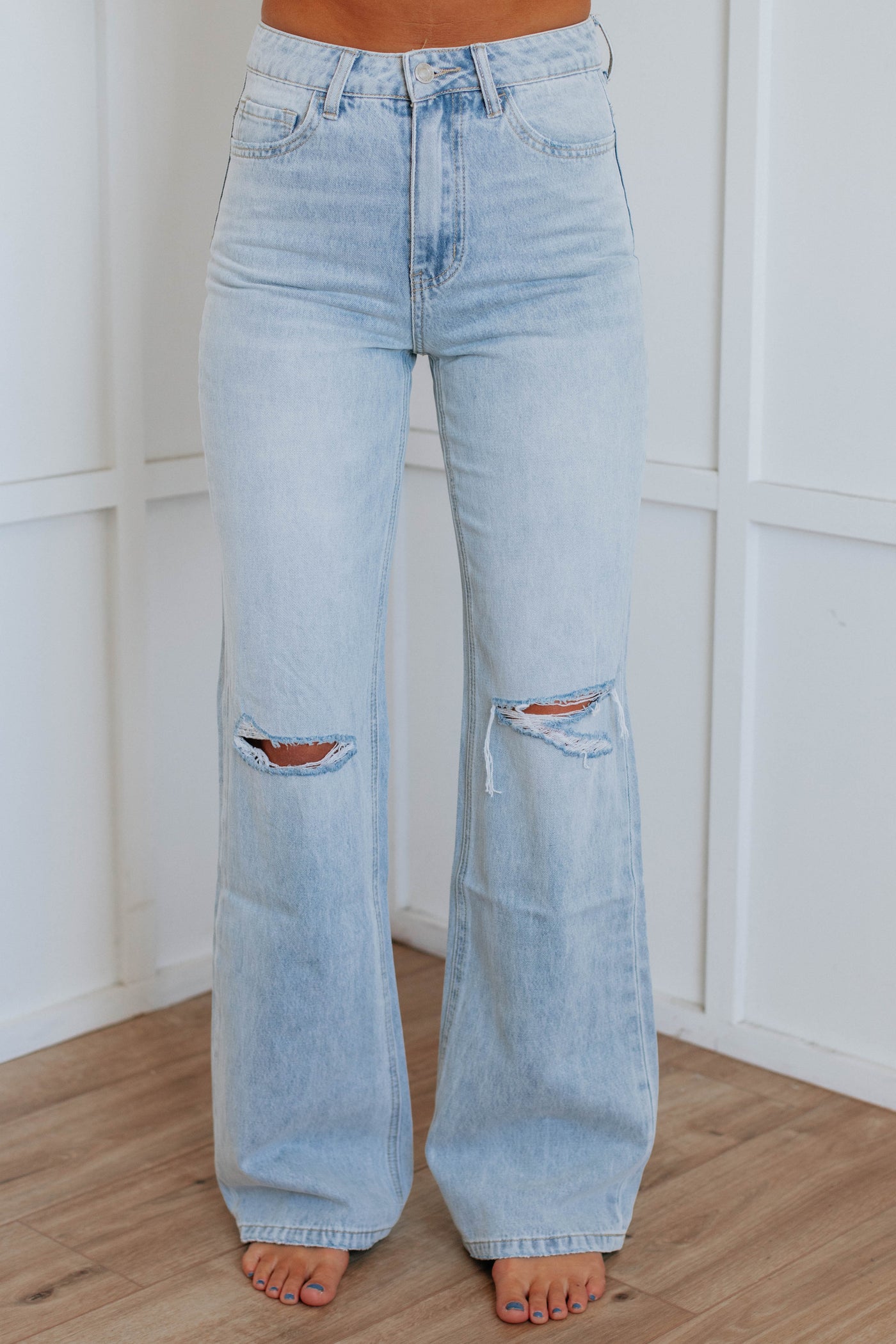 Leslie Vervet Jeans - Light Wash