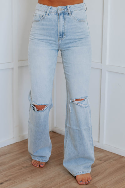 Leslie Vervet Jeans - Light Wash