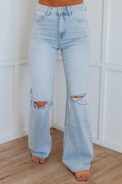 Leslie Vervet Jeans - Light Wash