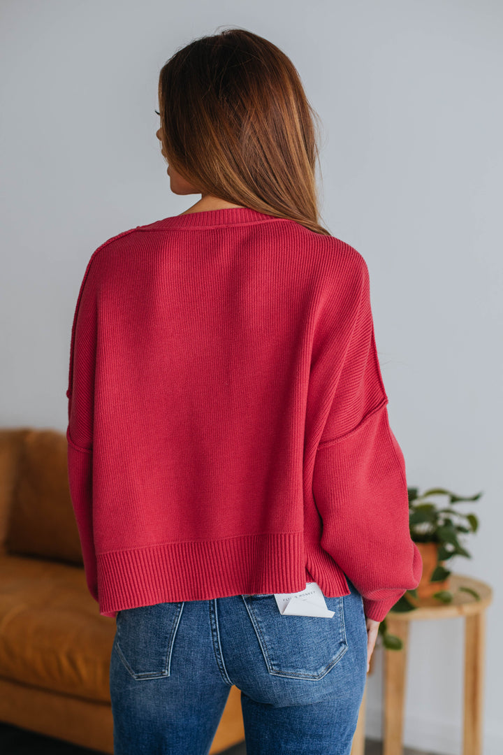 Liana Sweater - Berry
