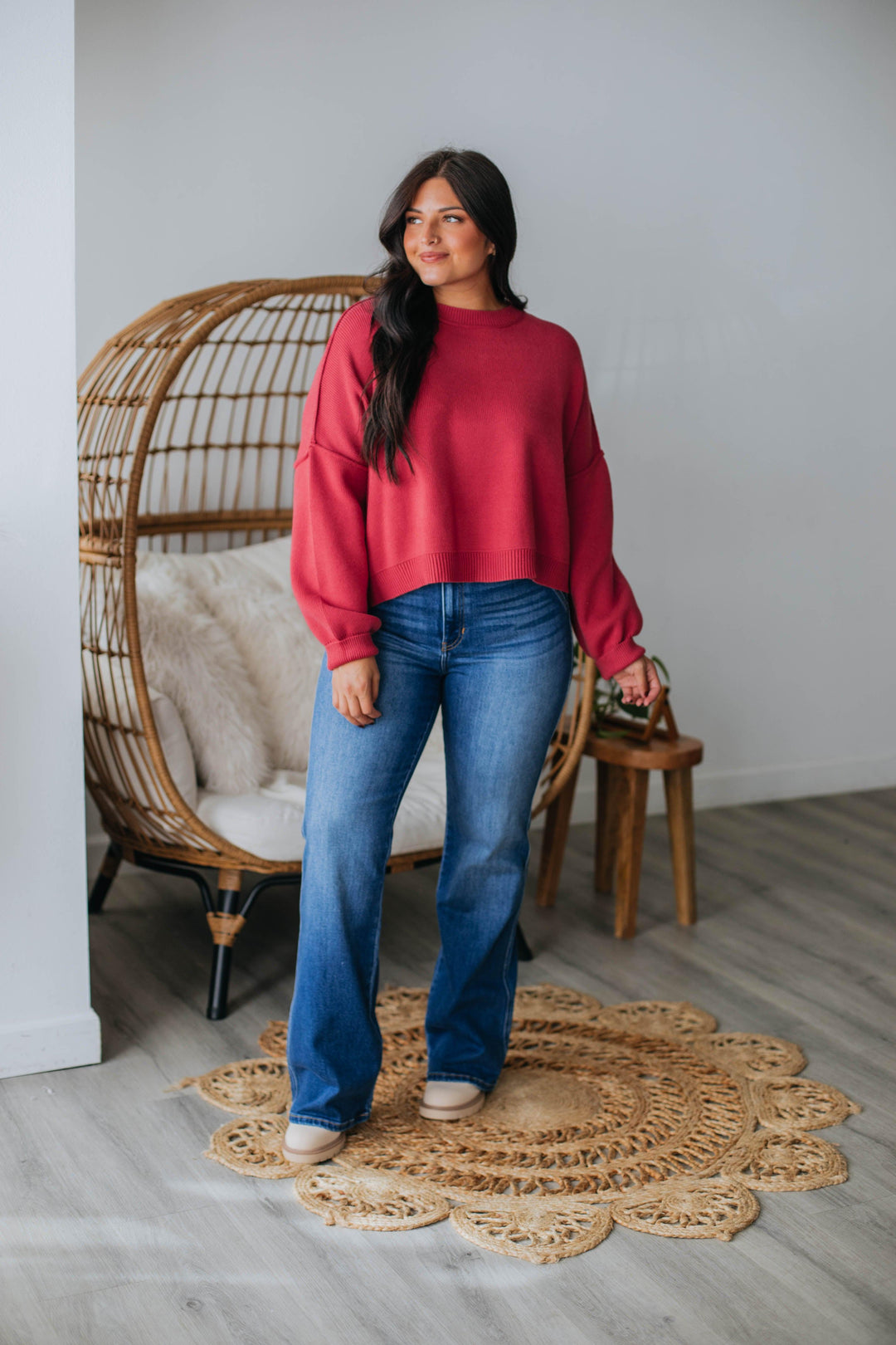 Liana Sweater - Berry