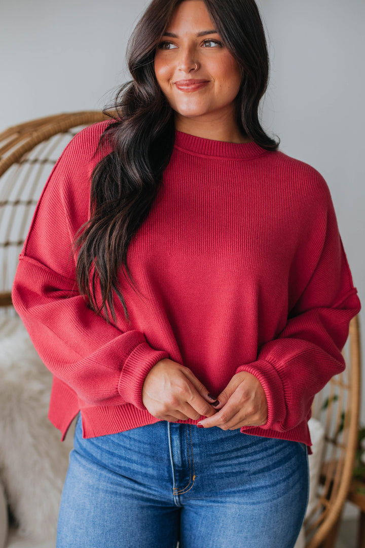 Liana Sweater - Berry
