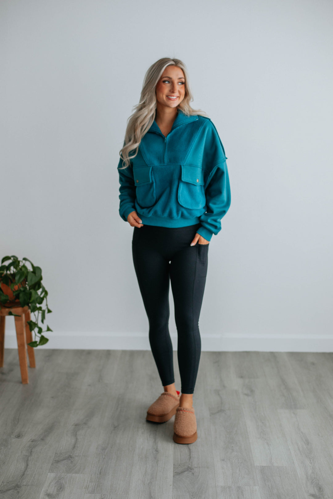 Livia Pullover - Teal