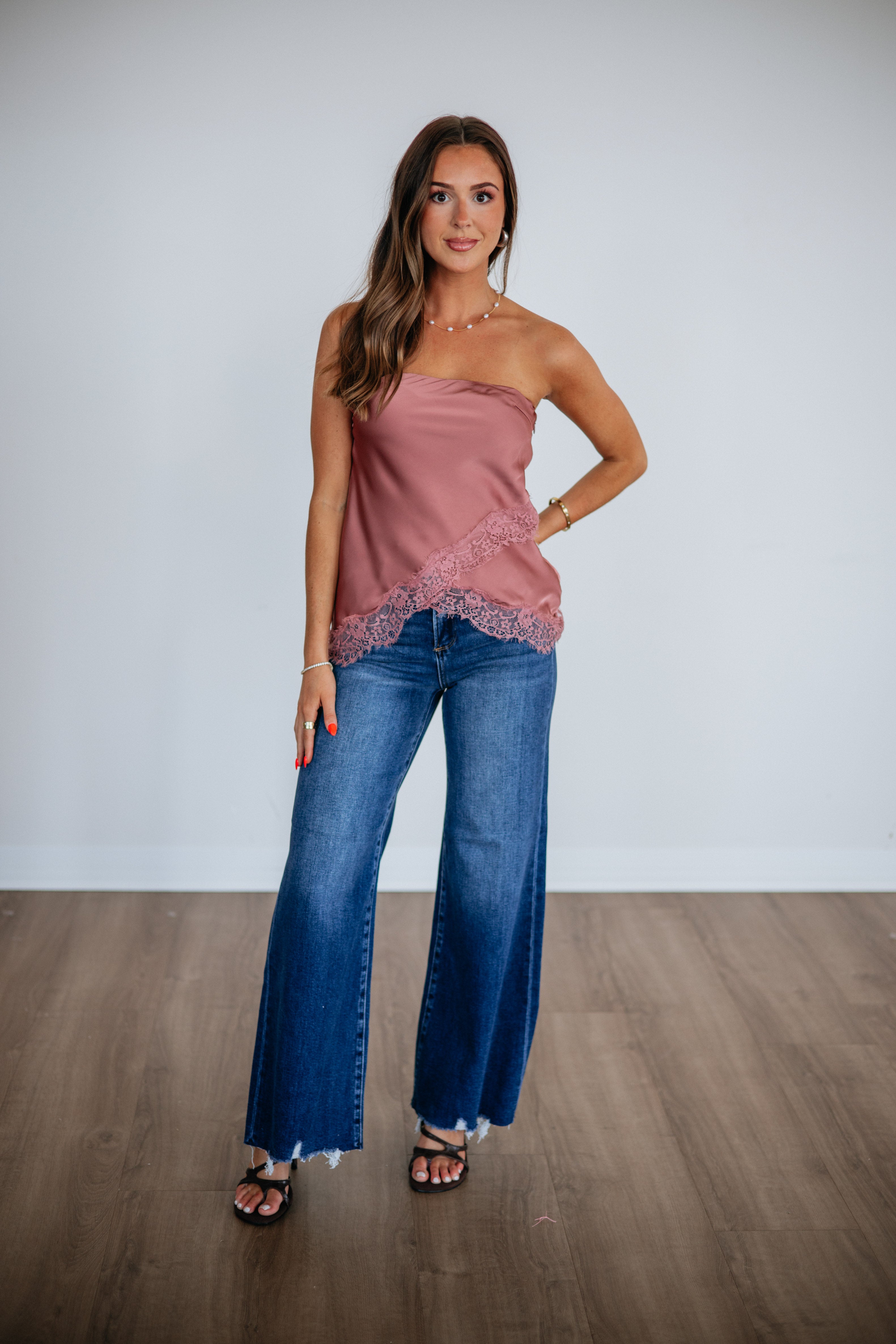 Luisa Satin Top