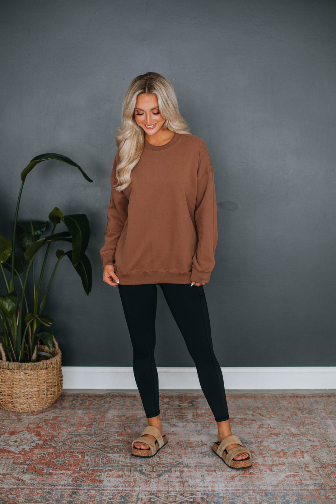 Lylan Sweatshirt - Chocolate