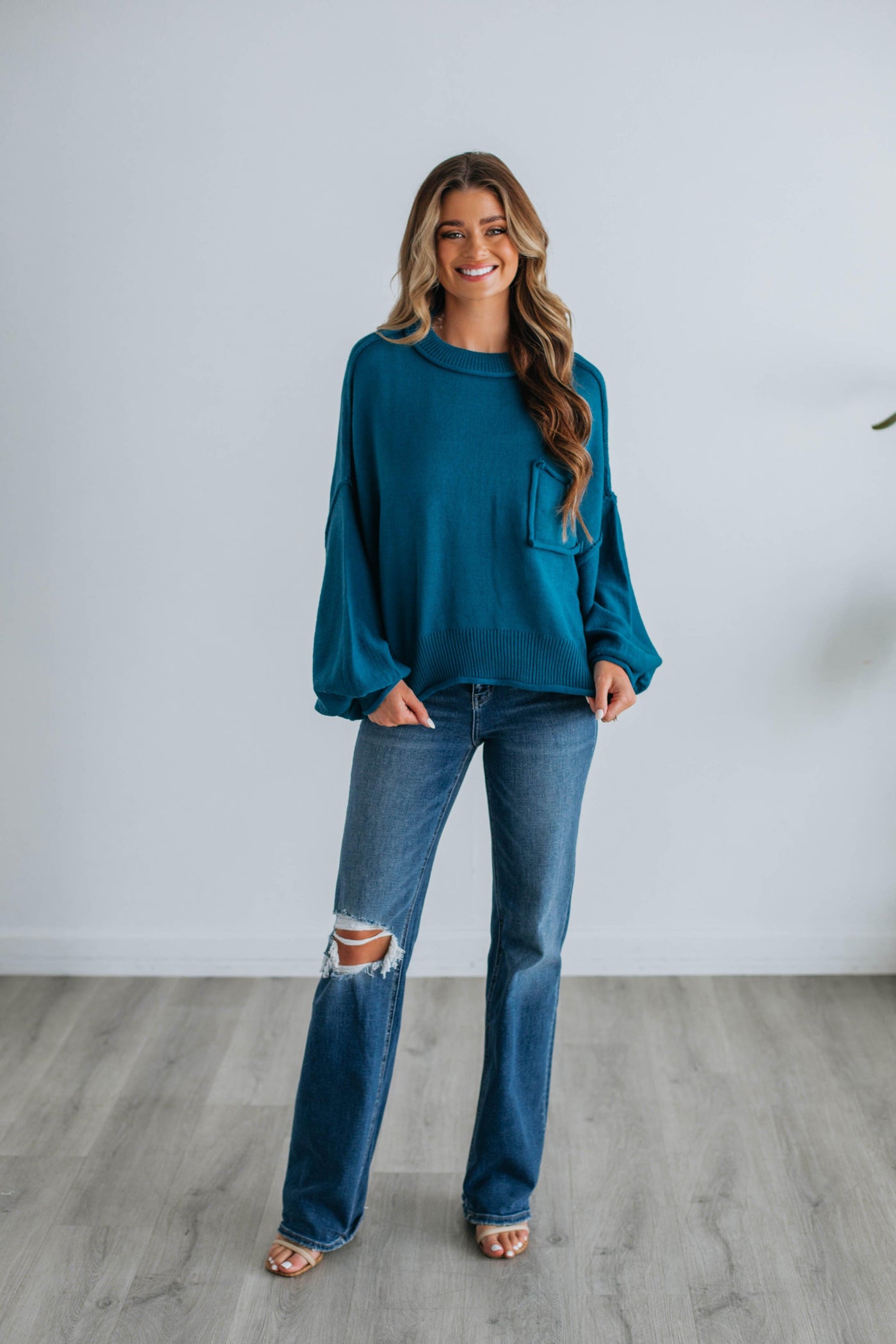Lyndon Sweater - Dark Teal