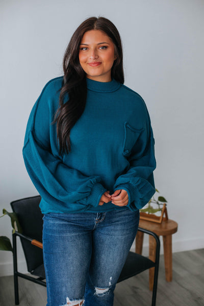 Lyndon Sweater - Dark Teal