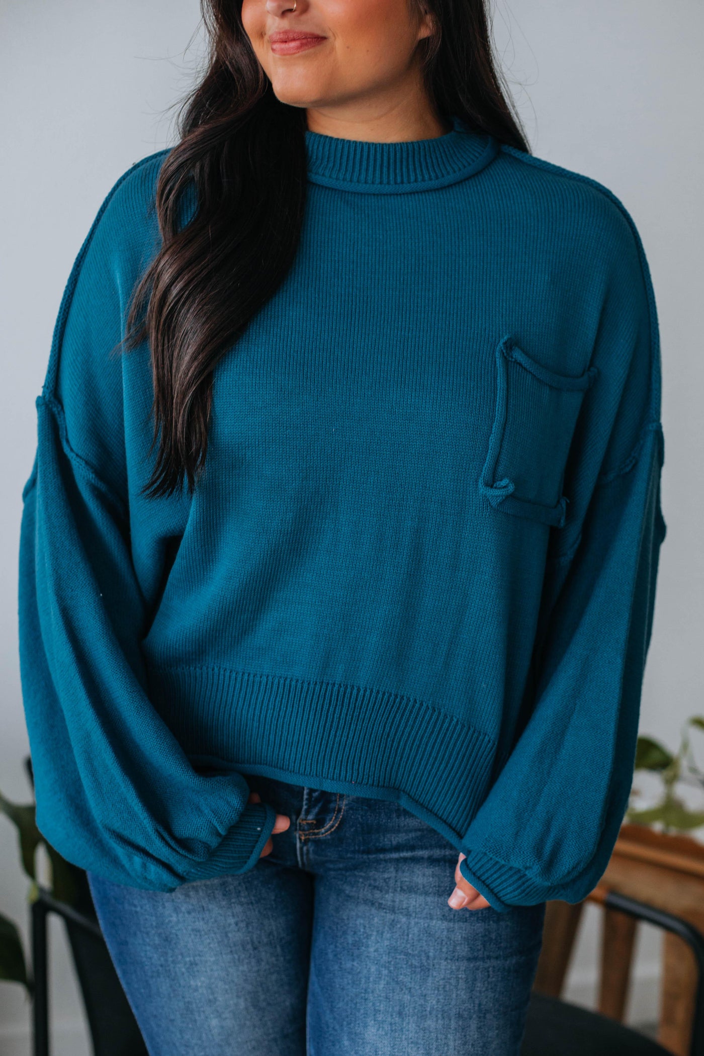 Lyndon Sweater - Dark Teal