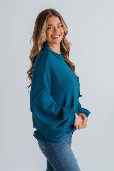 Lyndon Sweater - Dark Teal