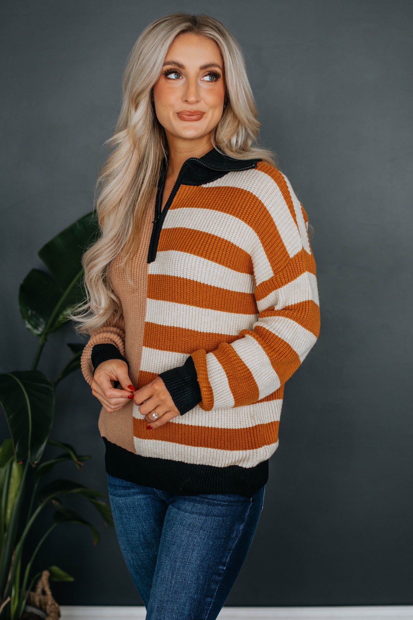 Magdalene Contrast Sweater