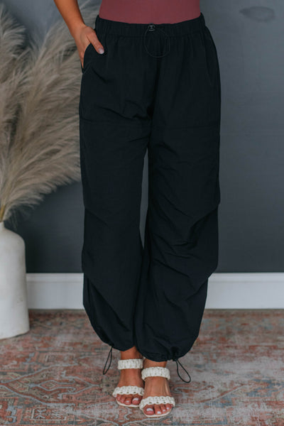 Maisie Cargo Pants - Black
