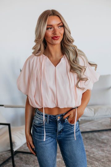 Making Me Blush Blouse