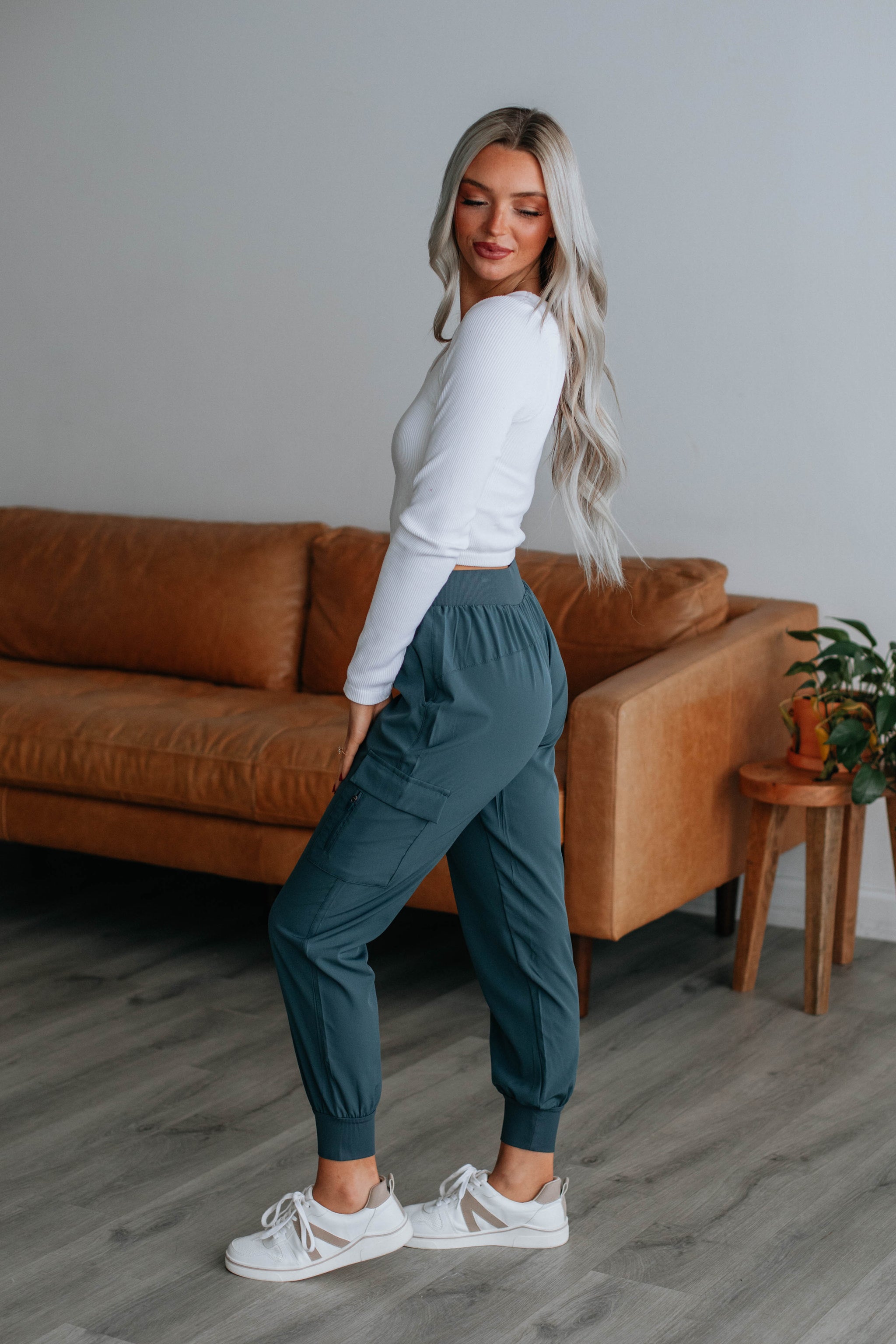 Malena Active Joggers - Peacock