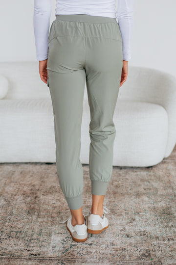 Malena Active Joggers - Sea Salt