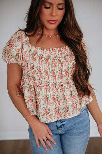 Malinda Floral Top