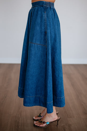 Lynetta Denim Skirt