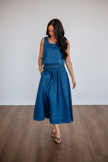 Lynetta Denim Skirt