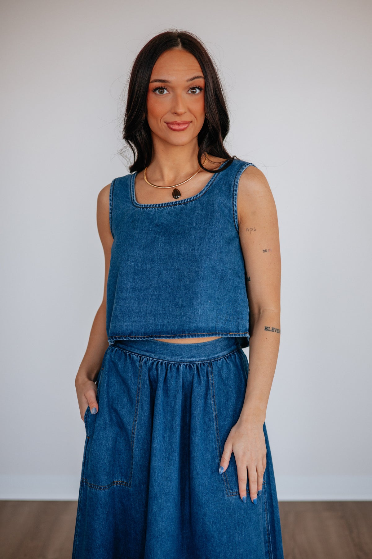 Lynetta Rifici Lynetta Denim Top – Wild Oak Boutique