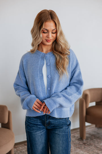 Kassi Cardigan - Cornflower Blue