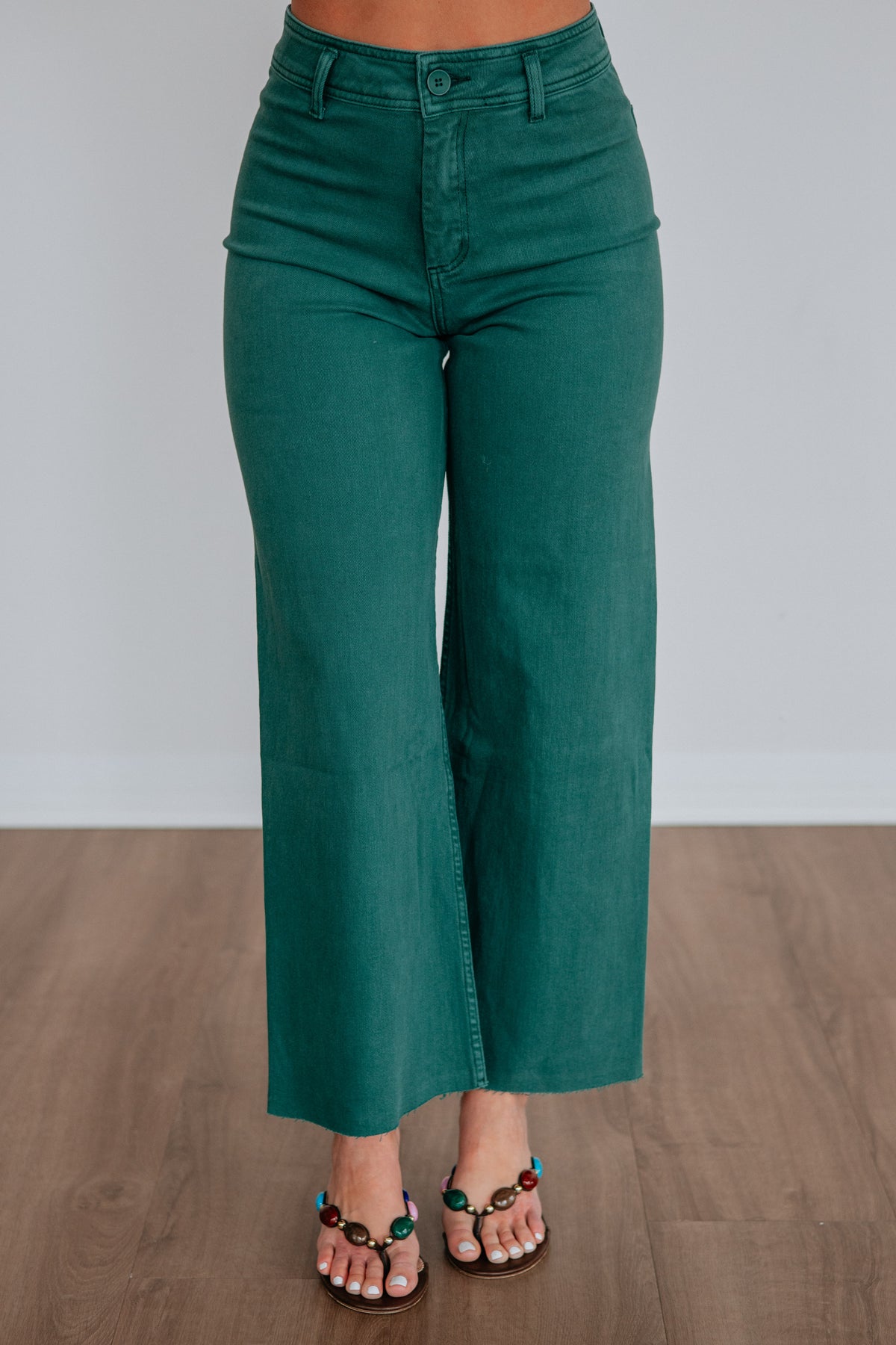 Linsley Wide Leg Pants Pine