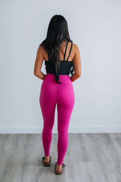 Margaret Active Leggings - Magenta