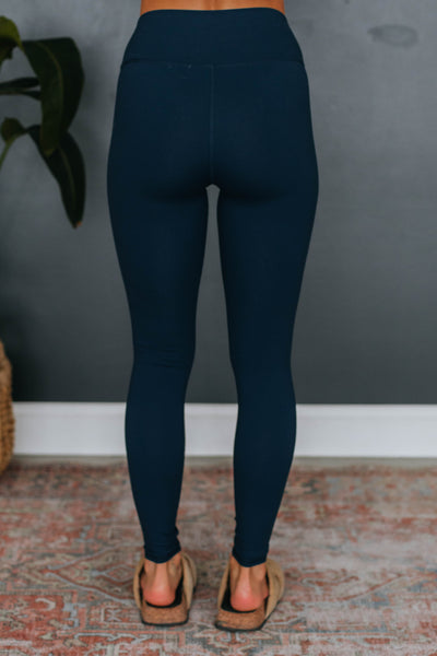 Margaret Active Leggings - Navy