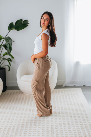 Marino Cargo Pants - Sepia