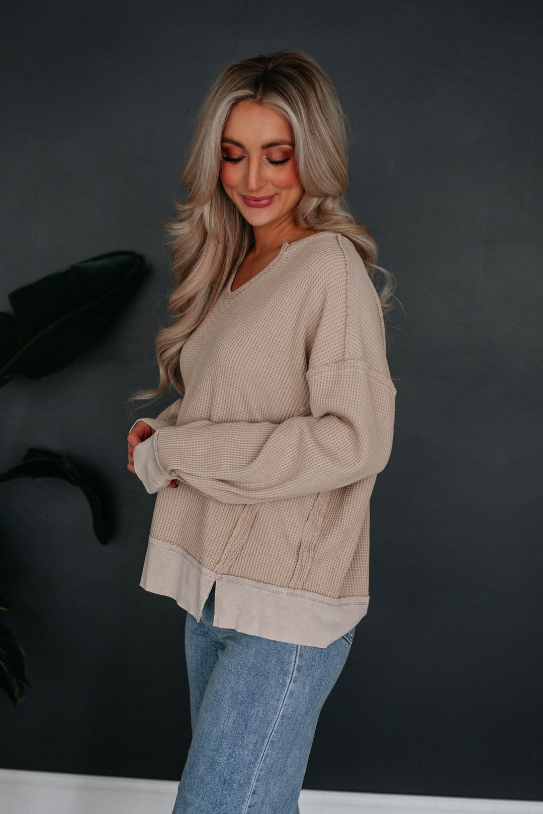 Mary Knit Sweater - Latte