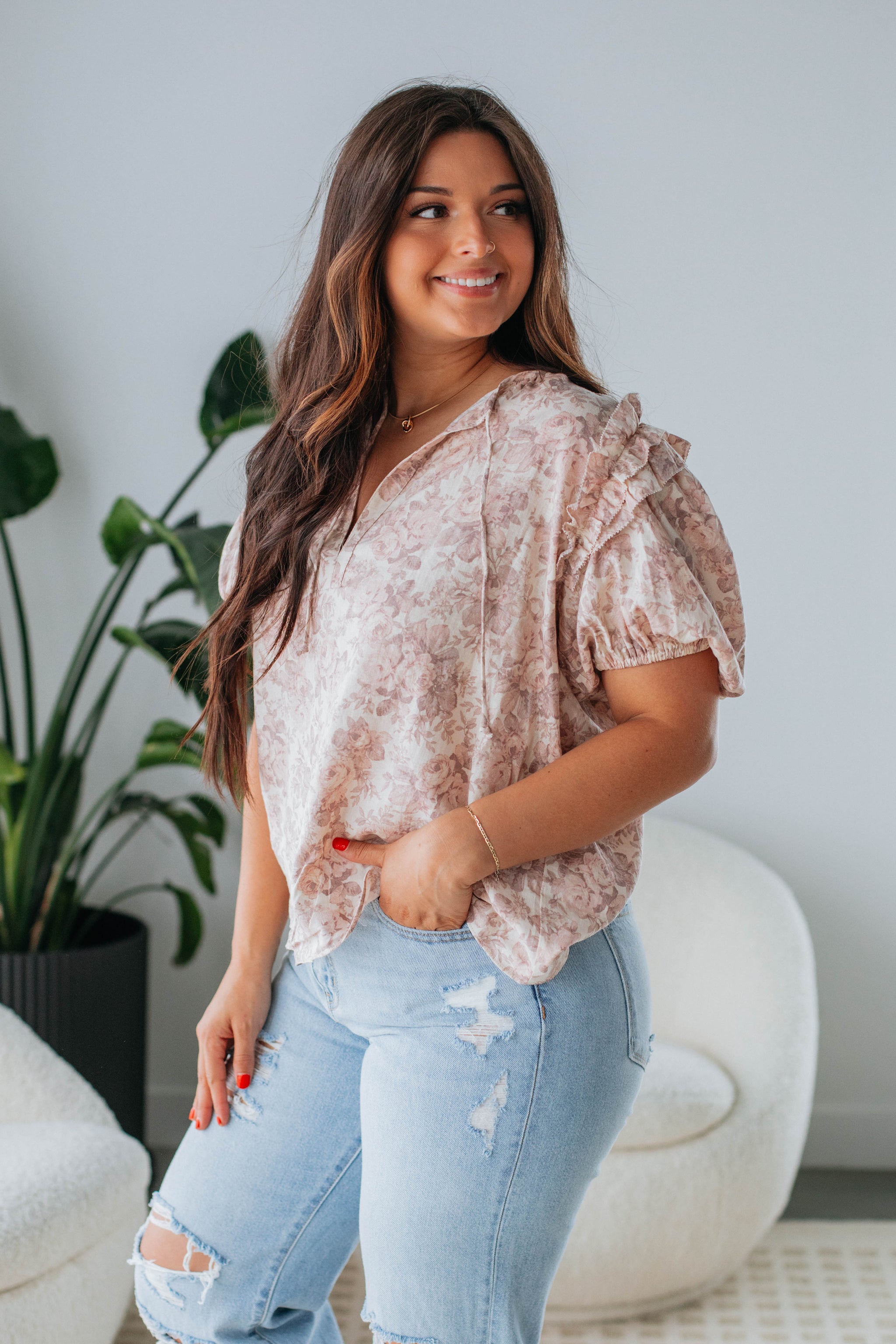 Marya Floral Top