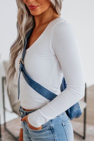 Mattie Crossbody Bag - Steel Blue