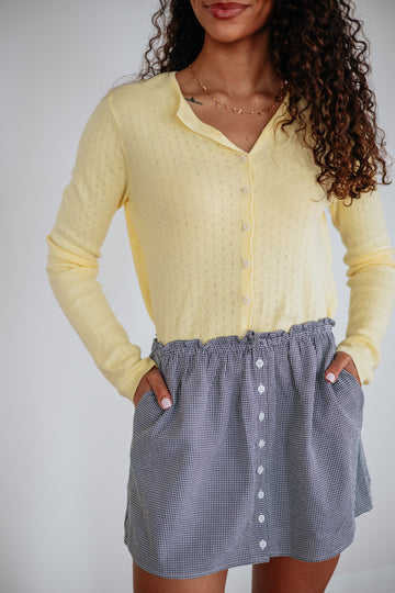 Debbie Gingham Skirt