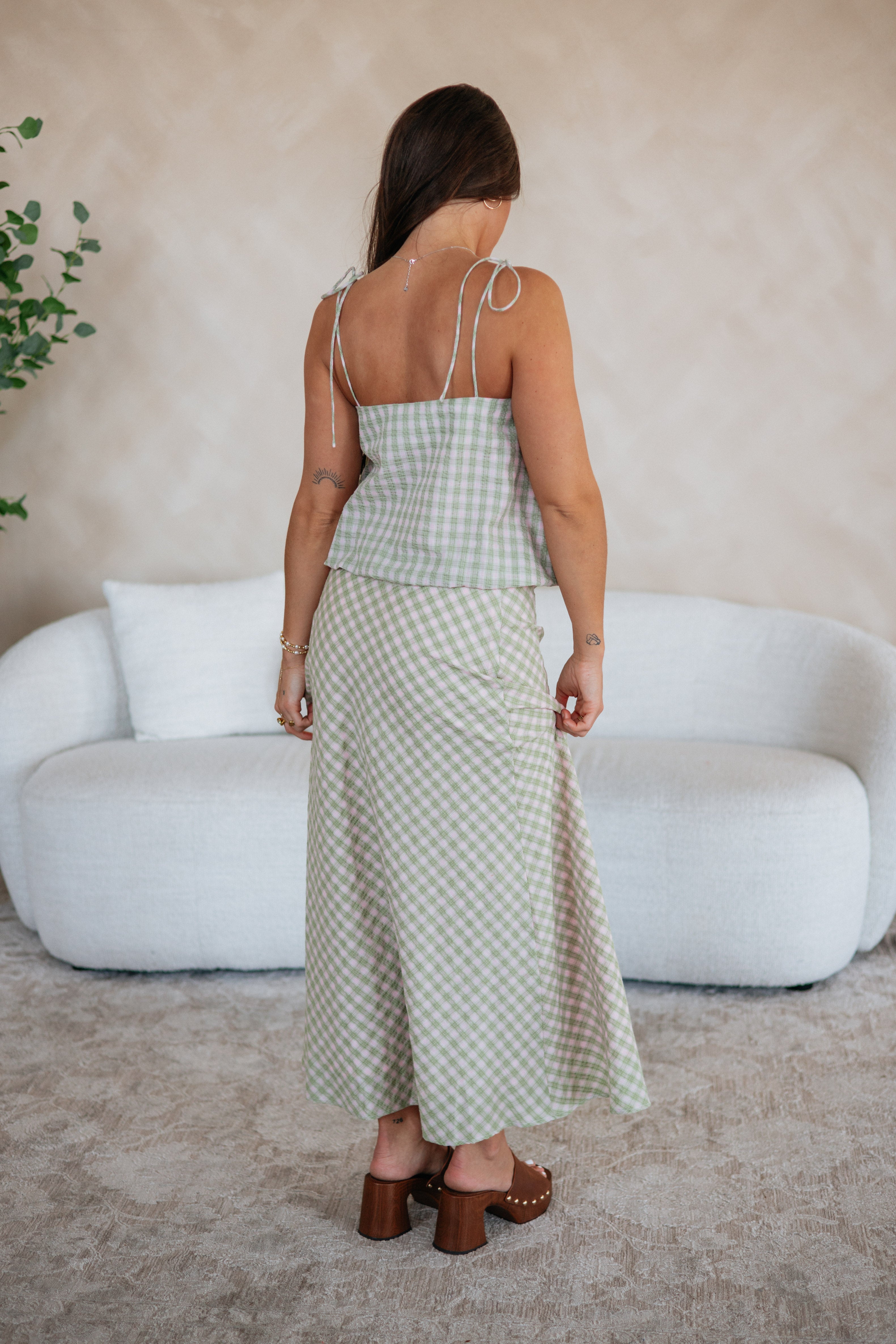 Liv Gingham Top