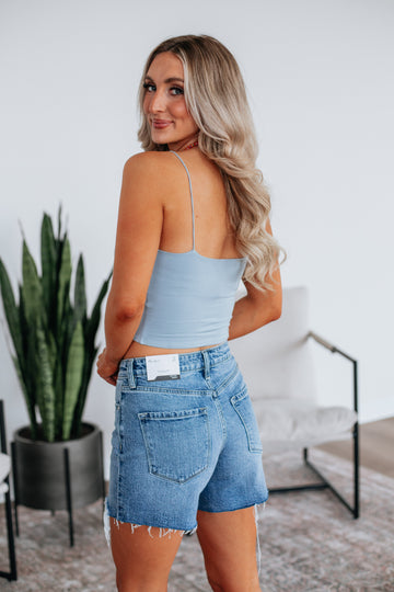 Mila Basic Tank - Slate Blue