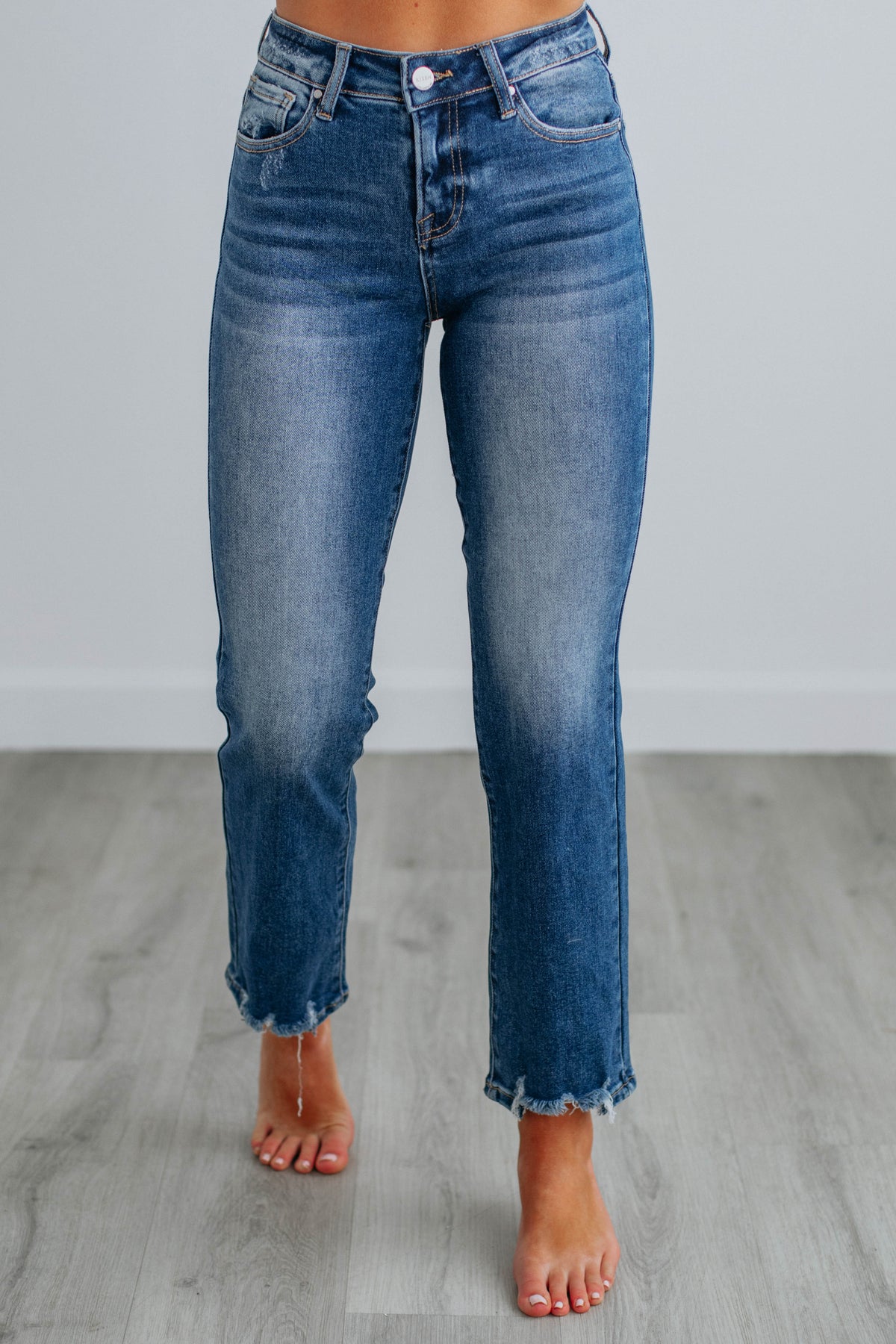 Millie Mid Waist Jeans - Wit main image 1