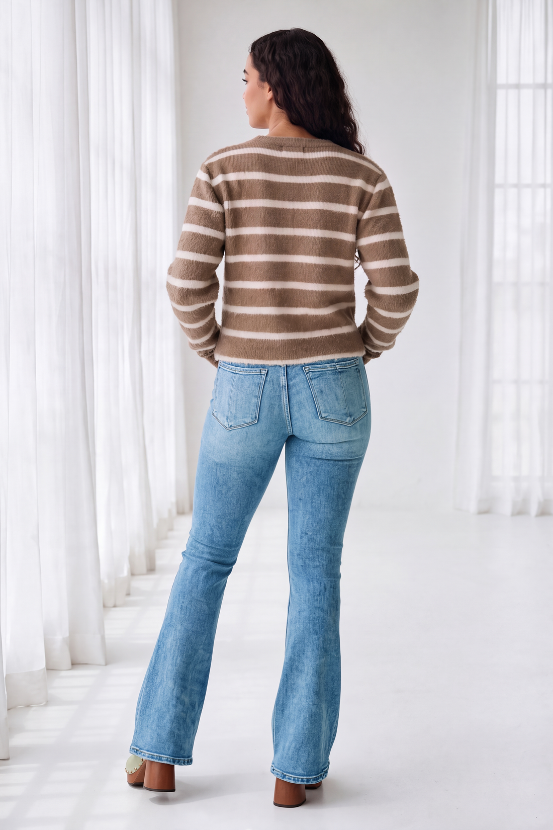 Monroe Striped Cardigan