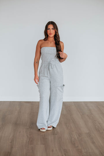 Nevena Jumpsuit - Heather Grey