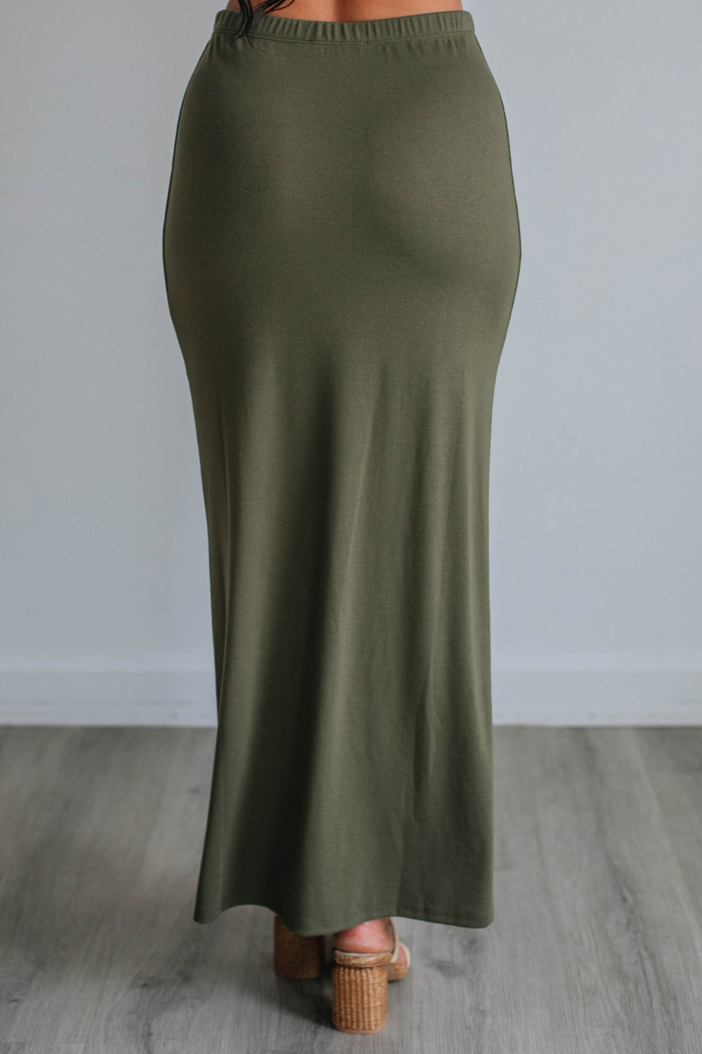 Nicki Maxi Skirt - Olive