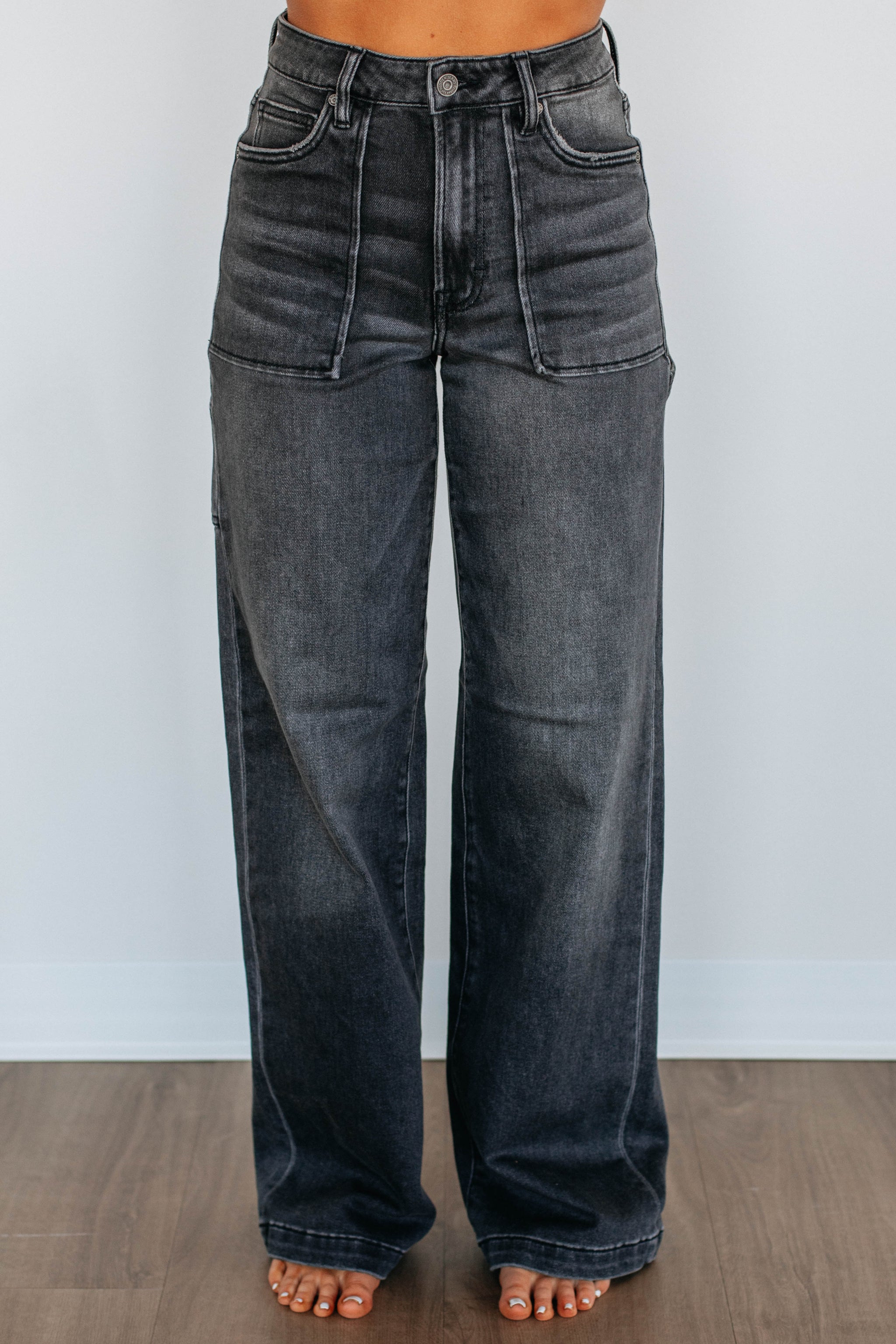 Nori Hidden Jeans - Vintage Black