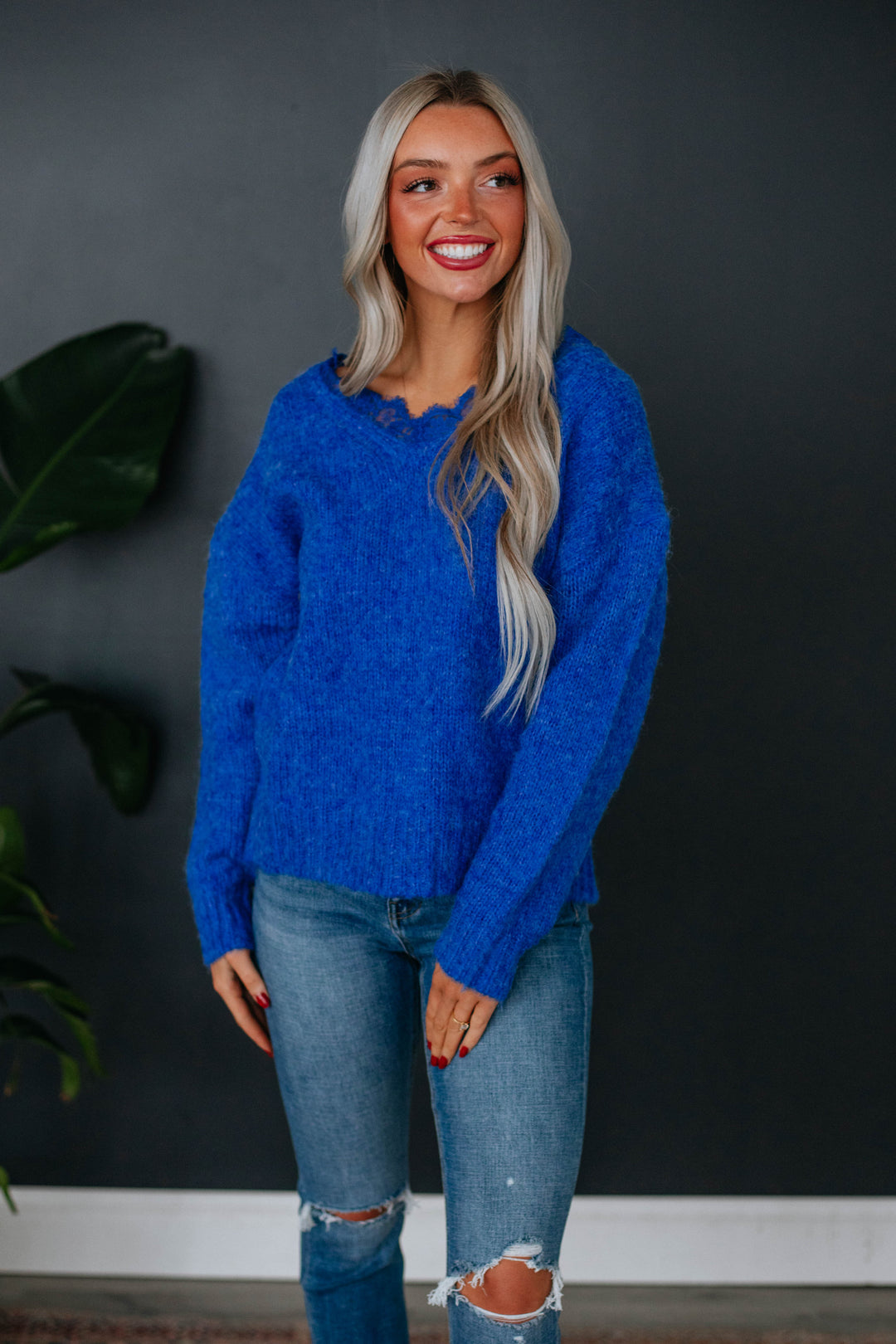 Norma Sweater - Royal Blue