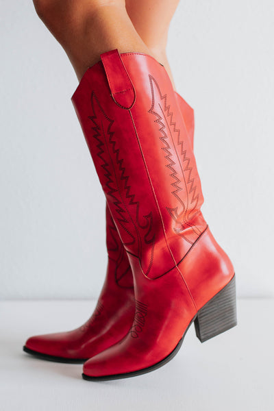 Not My First Rodeo Cowgirl Boots