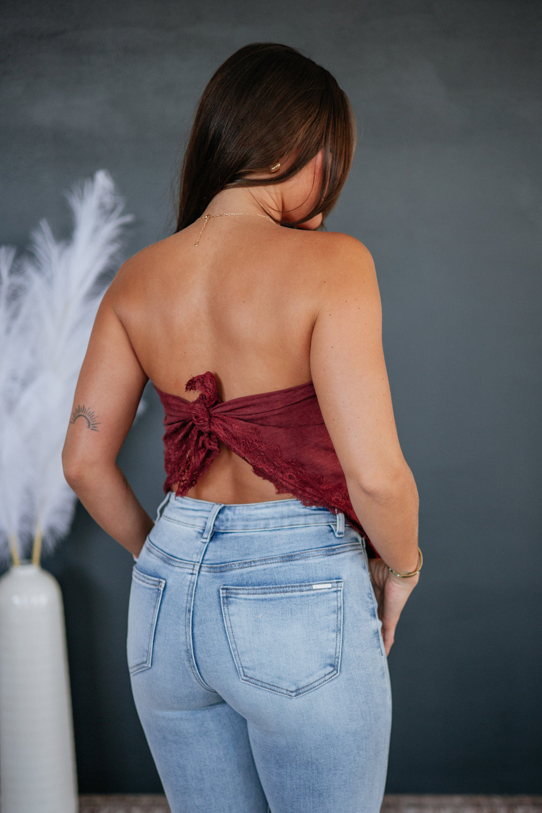 Rosette Tube Top
