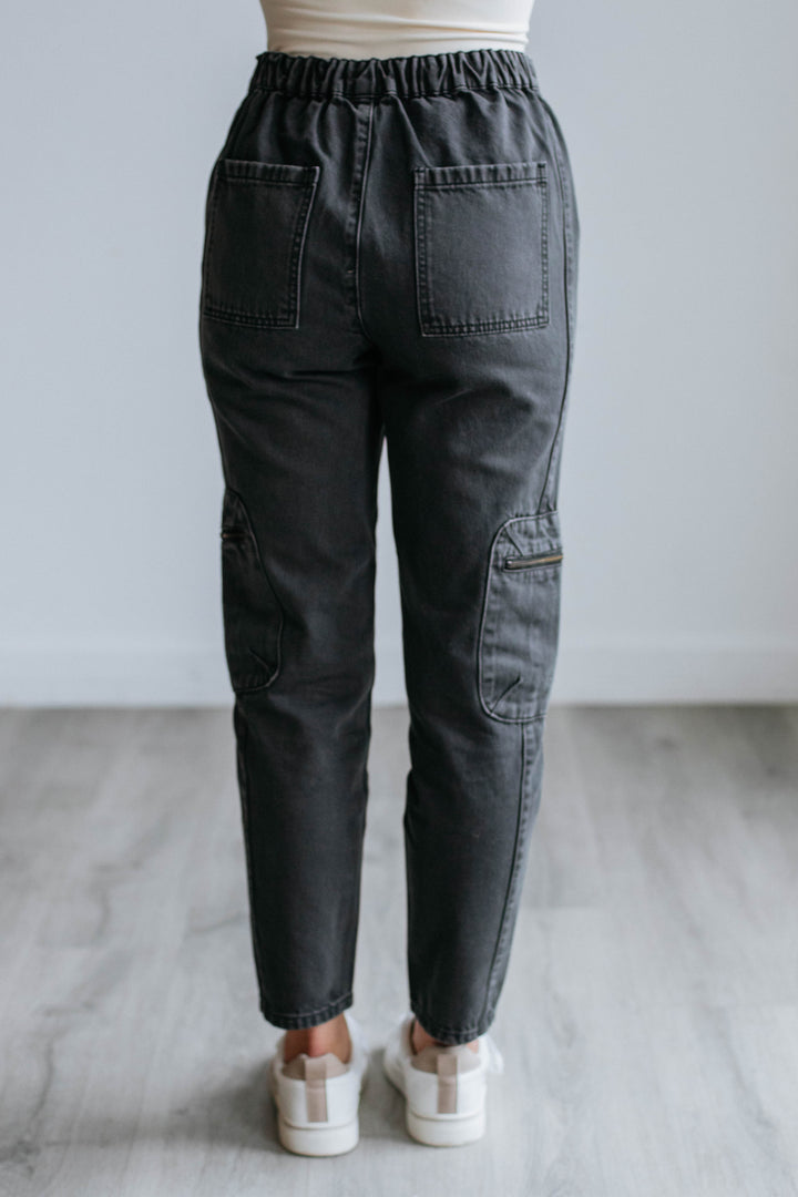 Odee Cargo Pants - Vintage Black